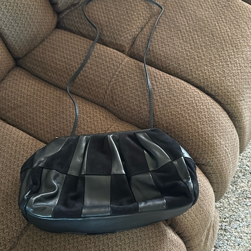 Clare V Nappa leather suede bag